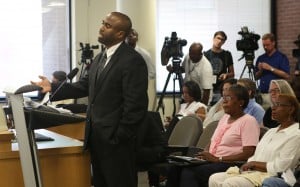 SCSJ's Daryl Atkinson speaks at Durham City Council meeting about racial profiling